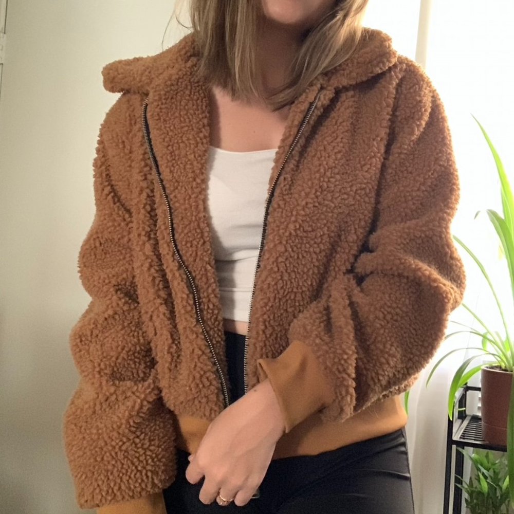 Teddy Cropped Jacket
